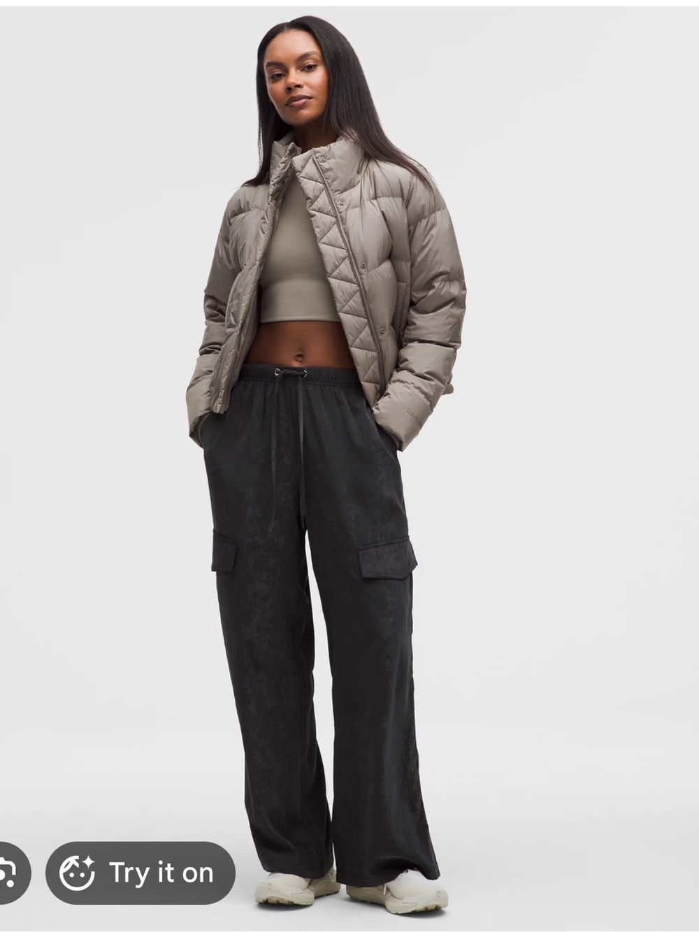 lululemon Matte Satin Relaxed-Fit Mid-Rise
Cargo Pant